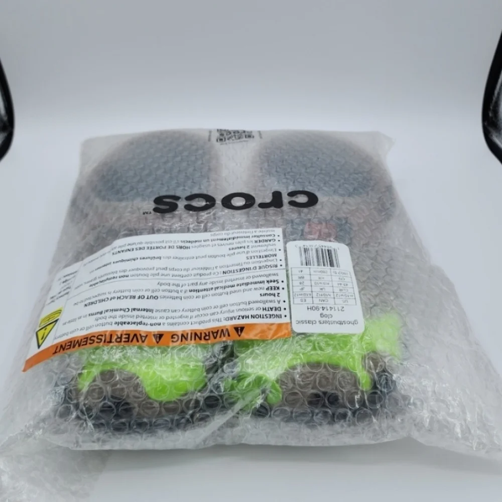 Crocs Ghostbusters Classic Clog Glow in the Dark with Charms NEW w/ Tag - Picture 4 of 9